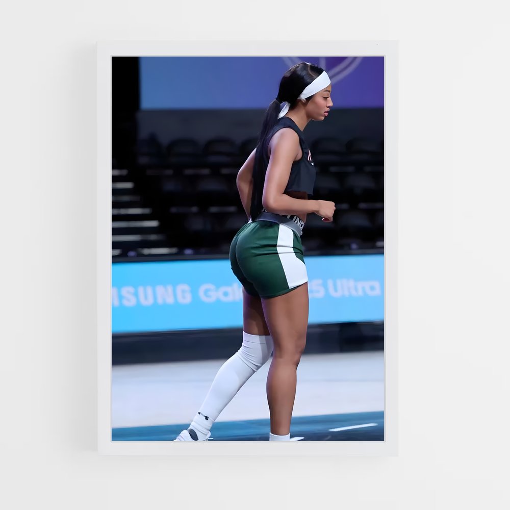 Poster Angel de reese – affiche Basketball (vue 3)